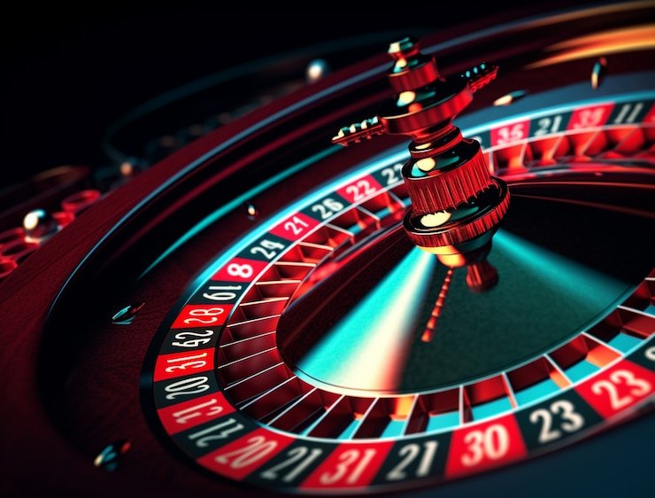 Layar penempatan taruhan Mega Wheel dengan pilihan segmen yang jelas